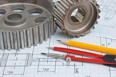 Technical drawing 写真素材