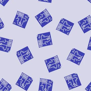Technical drawings architectural drafter glyph seamless pattern イラスト素材