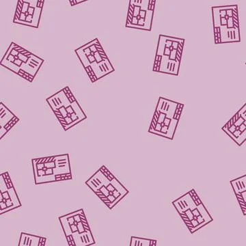 Technical drawings architectural drafter line vector seamless pattern Stock Illustration
