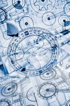 Technical drawings Stock Illustration