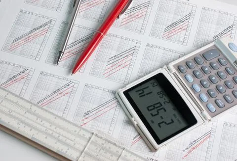 Technical drawings Stock Photos