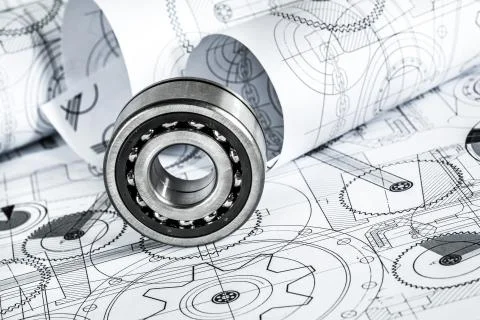 Technical drawings Foto stock