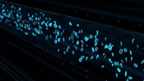 Technical environment programming, binary code numbers. Stock Footage 334022737