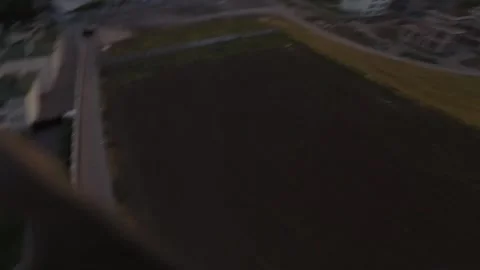 Technical failures crashing into ground fast and hard crash drone Stock Footage 134283804