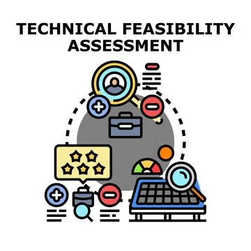 Technical feasibility assessment concept vector illustration Stock Illustration