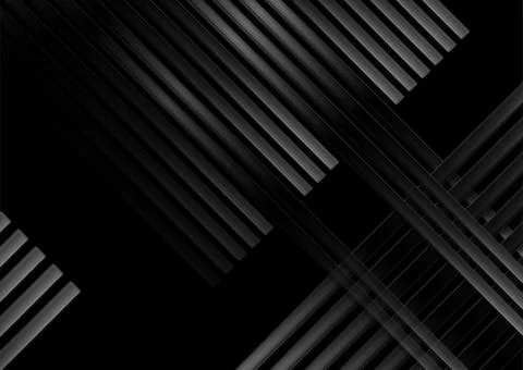 Technical geometric background with minimal glossy stripes Иллюстрация