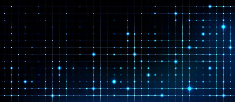 Technical grid pattern with blueprint lines Stock Illustration