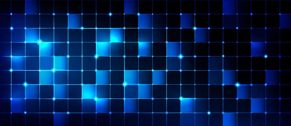 Technical grid pattern with blueprint lines Ilustração Stock