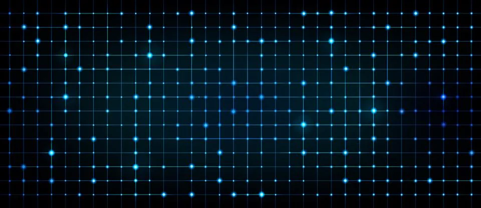 Technical grid pattern with blueprint lines Ilustração Stock