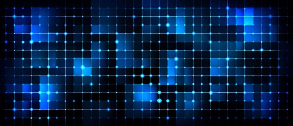 Technical grid pattern with blueprint lines Illustration