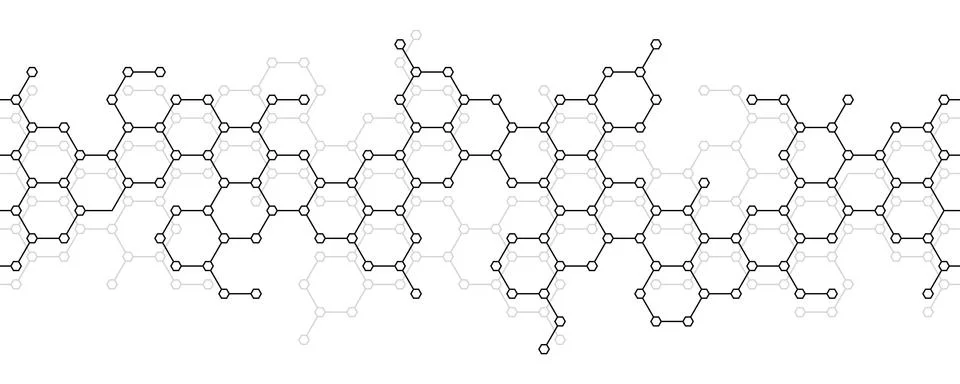 Technical honeycomb background Stock Illustration