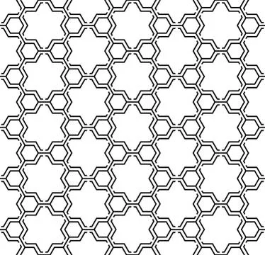 Technical honeycomb seamless pattern 스톡 일러스트