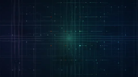 Technical HUD Aesthetic for Cloud Computing and Server Data Flow Stock Footage 331631926
