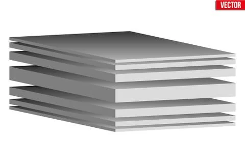 Technical illustration of a multilayer material Stock Illustration