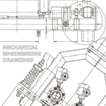 Technical illustrations, background. Corporate Identity Stock Illustration