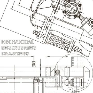 Technical illustrations, background. Corporate Identity Stockillustratie