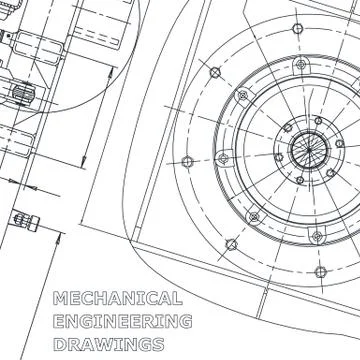 Technical illustrations, background. Corporate Identity Illustrazione stock