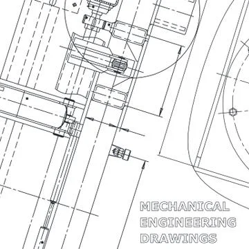 Technical illustrations, background. Corporate Identity Stock Illustration