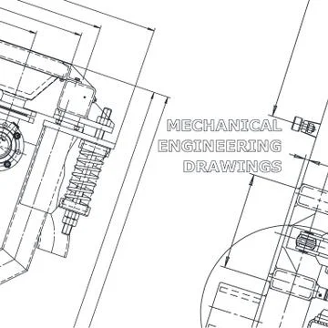 Technical illustrations, background. Corporate Identity Stockillustratie