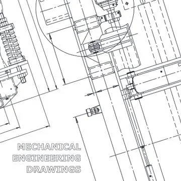 Technical illustrations, background. Corporate Identity Illustrazione stock
