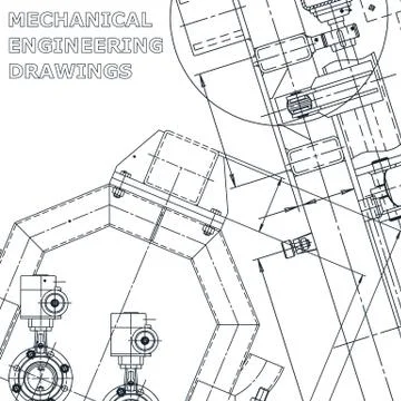 Technical illustrations, background. Corporate Identity 스톡 일러스트