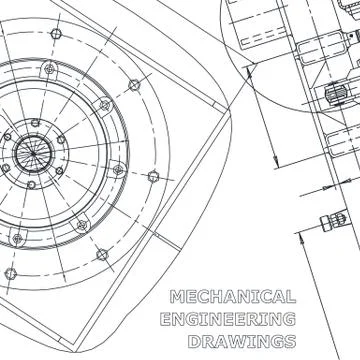 Technical illustrations, background. Corporate Identity Stockillustratie