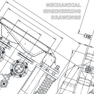 Technical illustrations, background. Corporate Identity Illustrazione stock