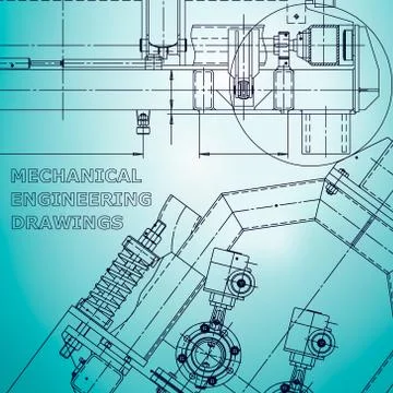 Technical illustrations, background Stock Illustration