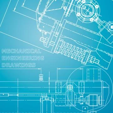 Technical illustrations, background Illustrazione stock