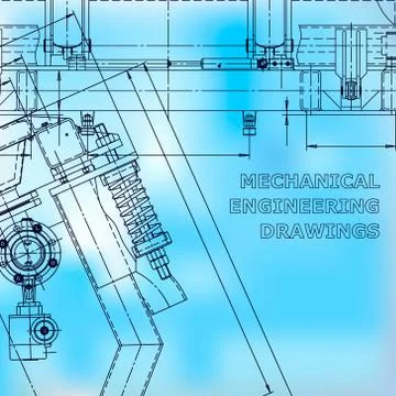 Technical illustrations, background Stock Illustration