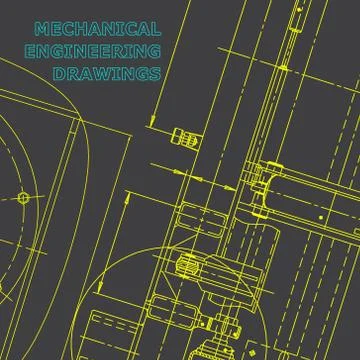 Technical illustrations, background Stock Illustration