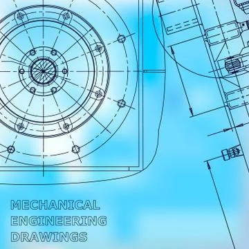 Technical illustrations, background Stockillustratie