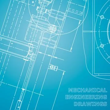 Technical illustrations, background Illustrazione stock