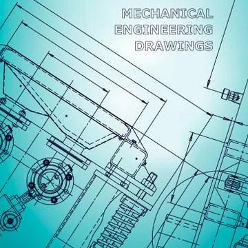 Technical illustrations, background Illustrazione stock