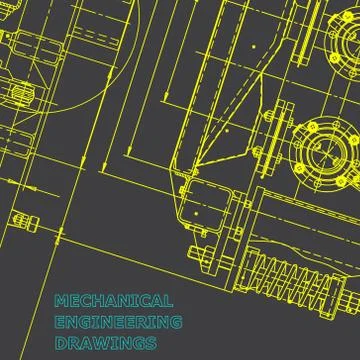 Technical illustrations, background Stock Illustration