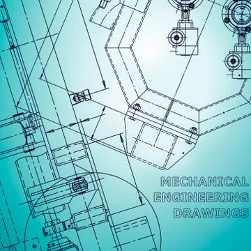 Technical illustrations, background Stock Illustration