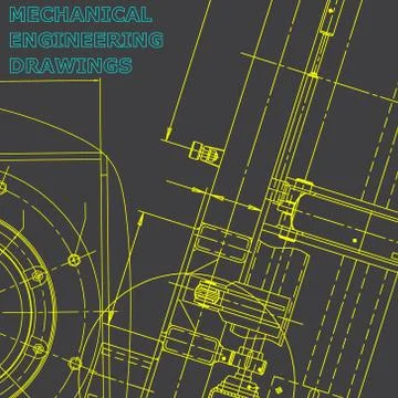 Technical illustrations, background イラスト素材