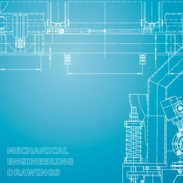 Technical illustrations, background Stock Illustration