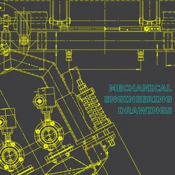 Technical illustrations, background Illustrazione stock