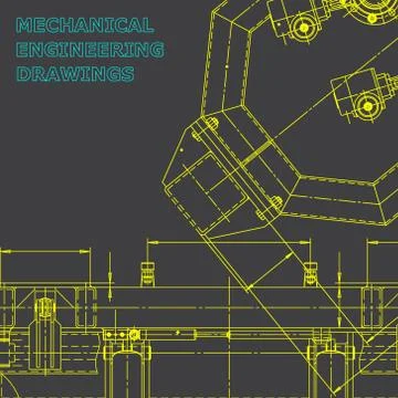 Technical illustrations, background Stock Illustration