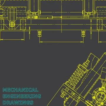 Technical illustrations, background Stock Illustration