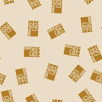 Technical illustrations glyph vector seamless pattern 스톡 일러스트