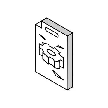 Technical illustrations isometric icon vector illustration Stock Illustration