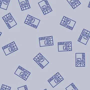 Technical illustrations line vector seamless pattern 스톡 일러스트