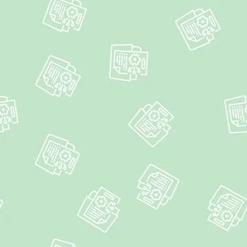 Technical information line seamless pattern Illustrazione stock