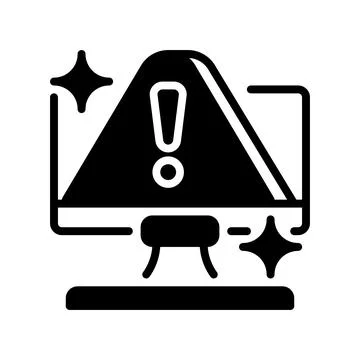 Technical Issue Line Icon, Outline Symbol for Error Detection, Problem Repo.. Stock Illustration
