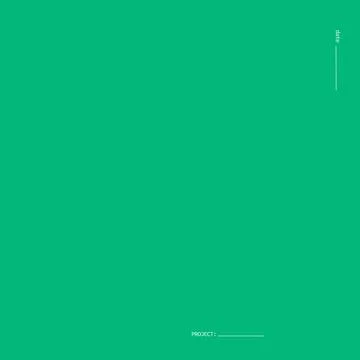 Technical layout project date frame overlay minimalist green background vector Stock Illustration