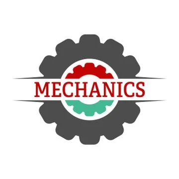 Technical logo. Color vector illustration for logo, sticker or label. Illustrazione stock