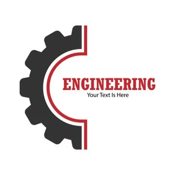 Technical logo. Color vector illustration for logo, sticker or label. Stock Illustration
