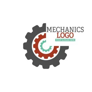 Technical logo. Color vector illustration for logo, sticker or label. Stock Illustration